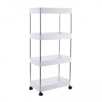 High quality plastic storage shelf Cabinet Rack Organizer for  Kitchen Bathroom plastic rack